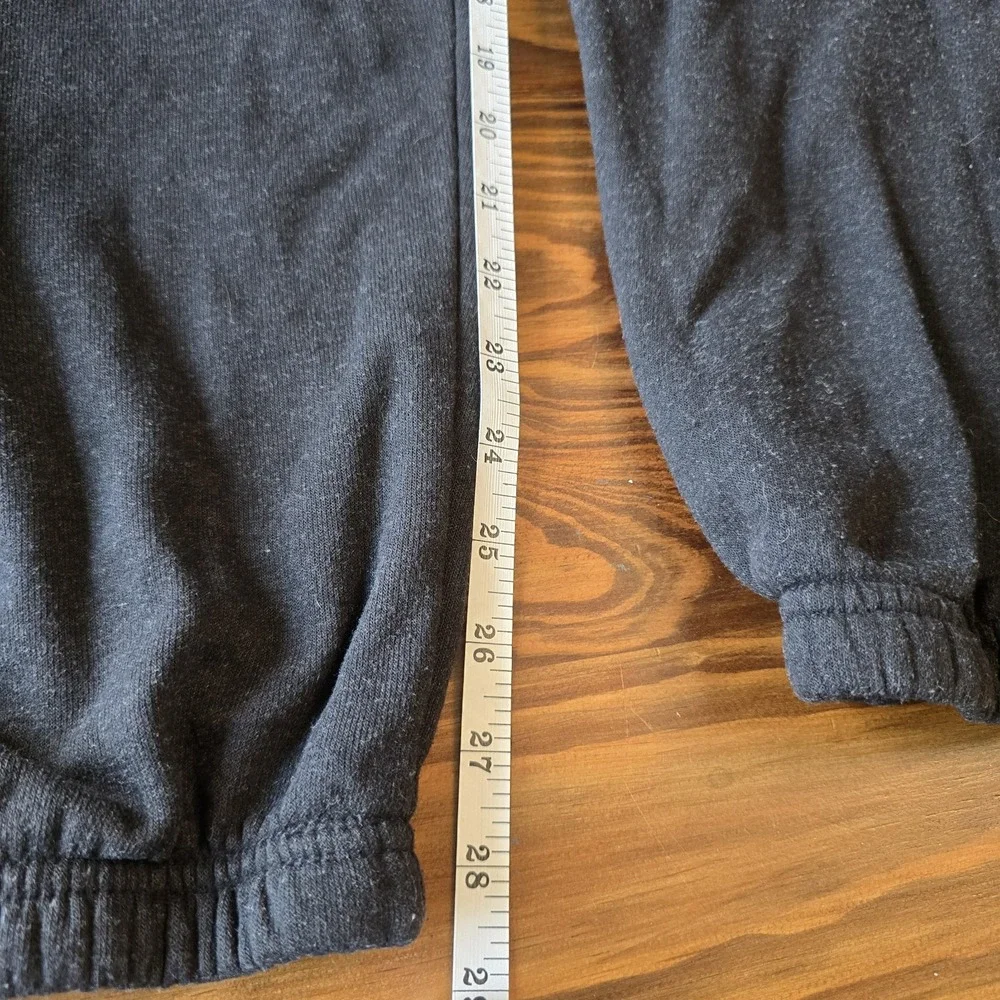 Aviator Nation Rainbow Stripe Waistband Sweatpants Charcoal Black L - Picture 10 of 10